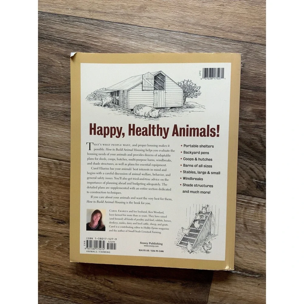 How to Build Animal Housing: 60 Plans for Coops, Hutches, Barns, Sheds, Pens‎